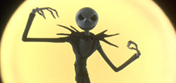 Jack Skellington in The Nightmare Before Christmas